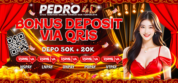 slot gacor 2025 Pedro4d offcial QRIS 2025